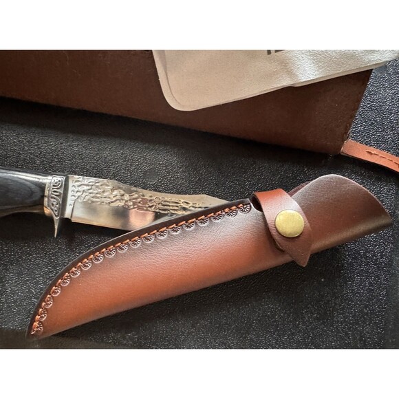 YESWON FIXED BLADE HUNTING KNIFE & SHEATH New - Picture 6 of 10